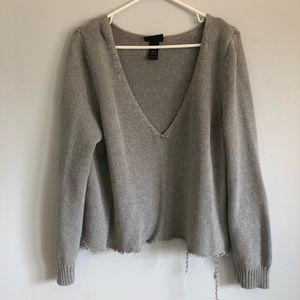Cropped sweater